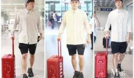 男明星行李箱